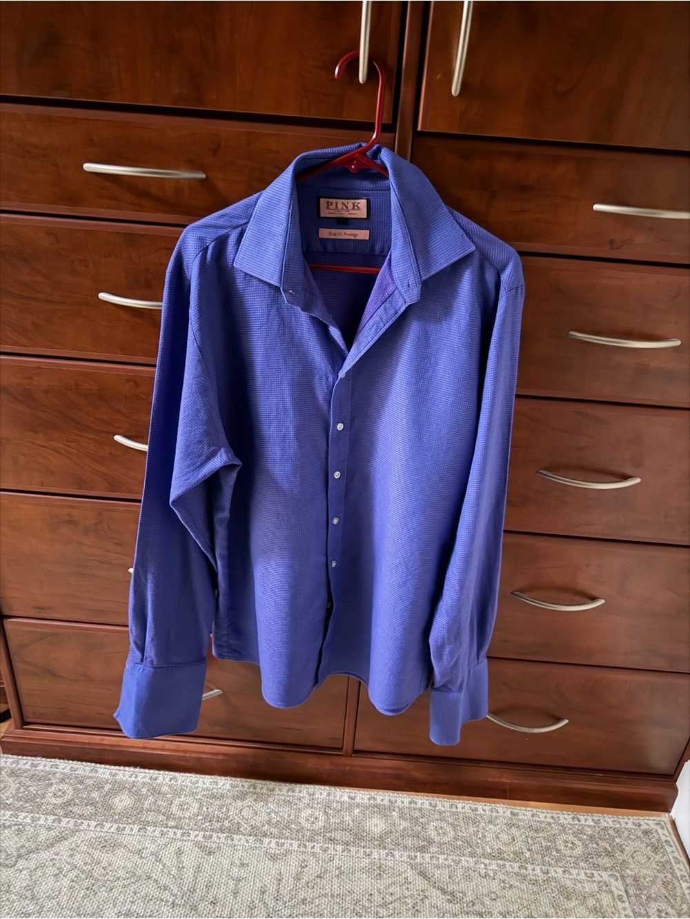 Thomas Pink, London Purple Long Sleeve French Shirt